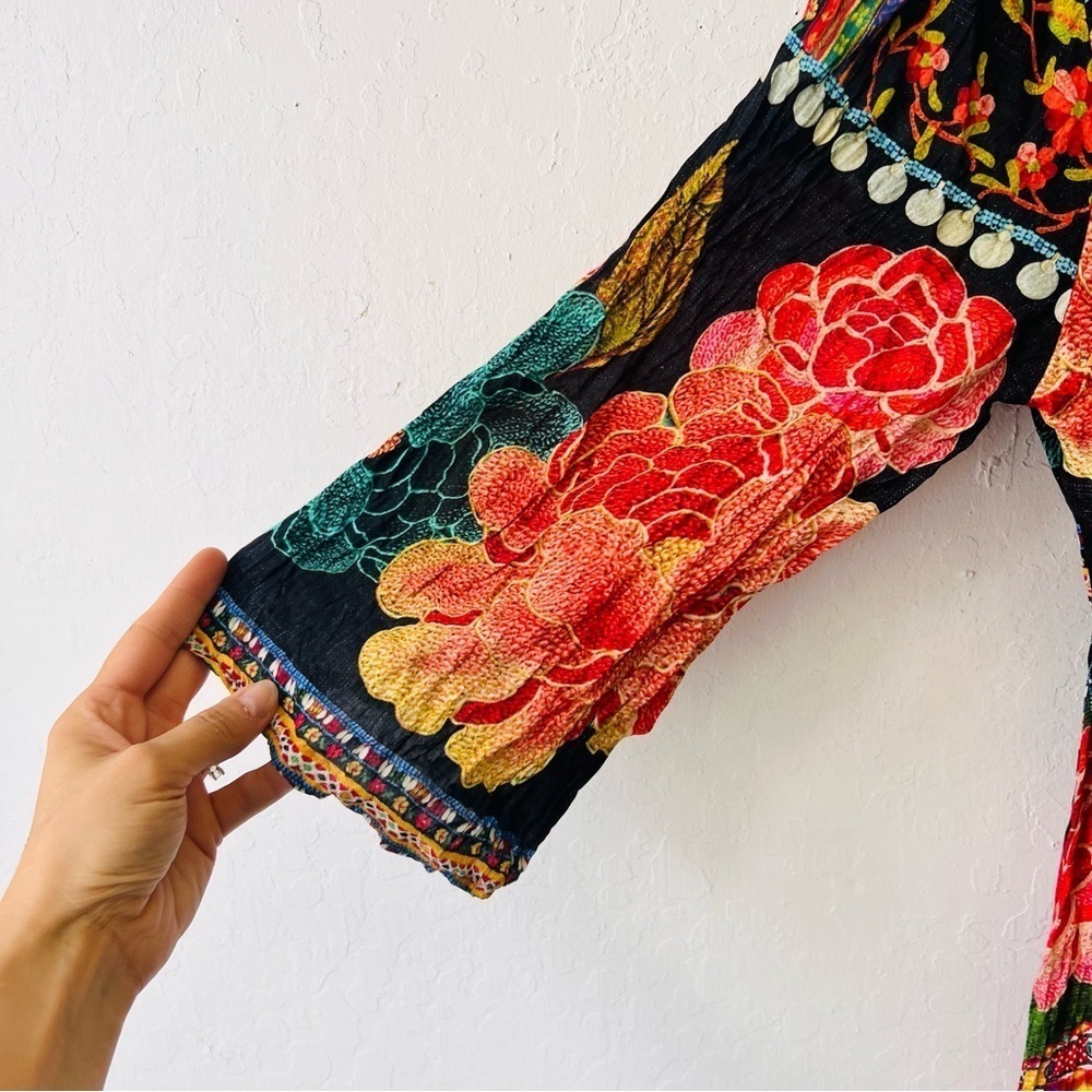 Farm Rio Floral Multicolor Maxi Dress - Picture 9 of 11